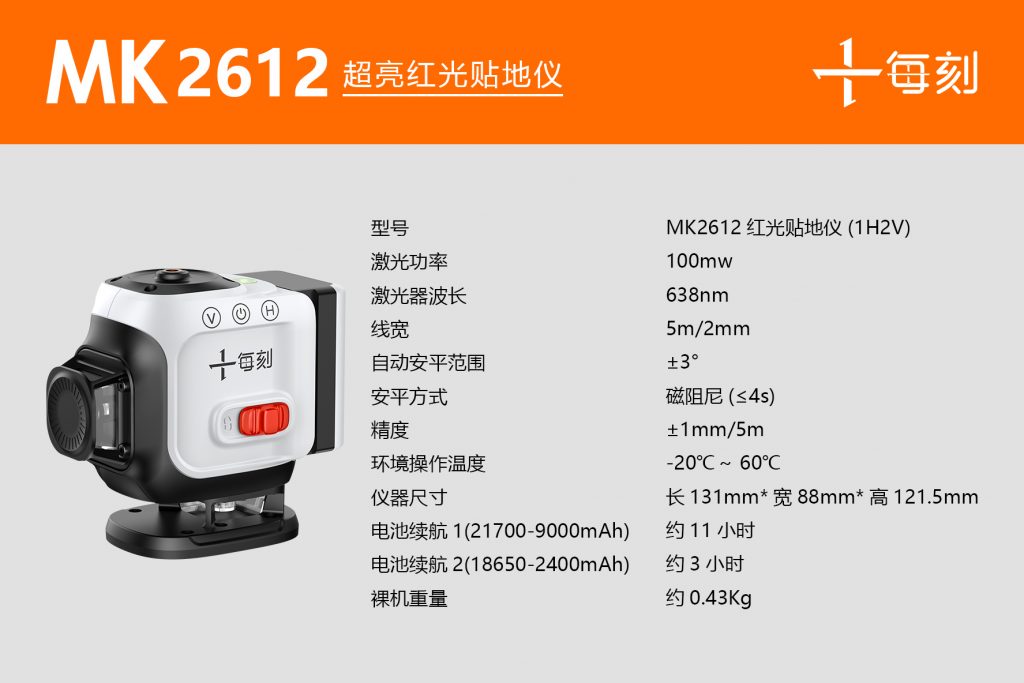 12线超亮红光贴地仪